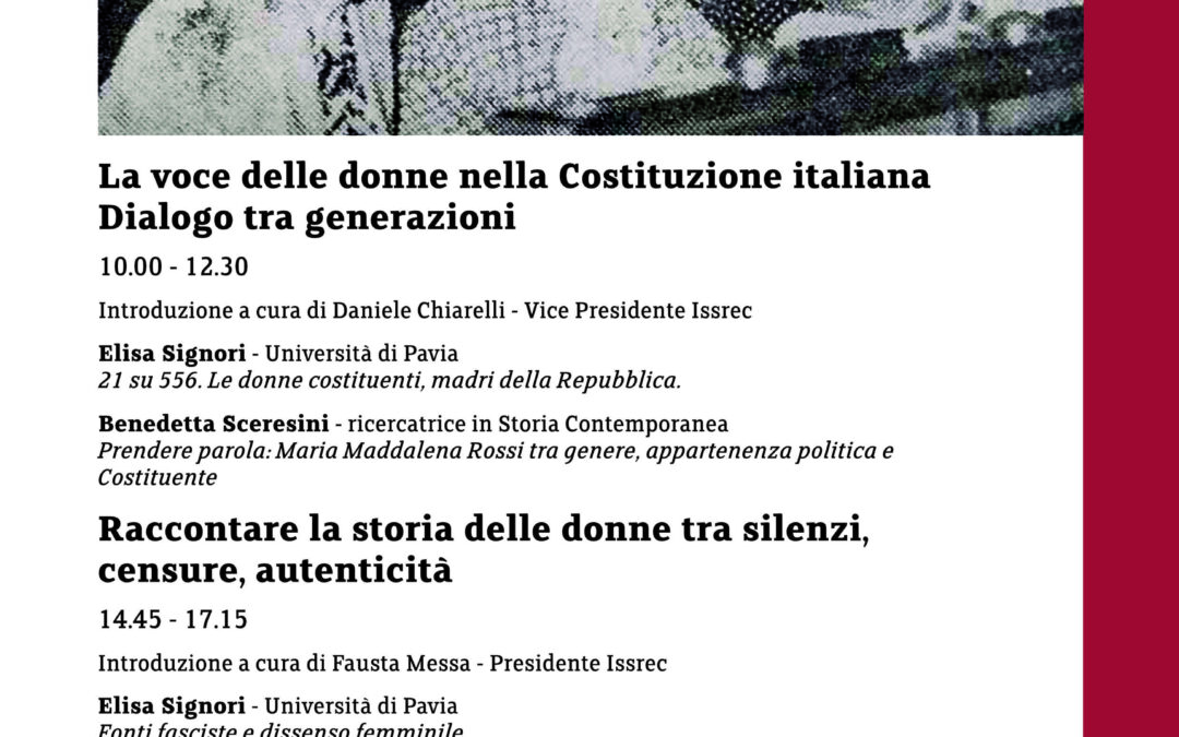 A Morbegno le Madri Costituenti dialogano con le giovani generazioni